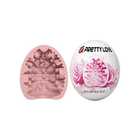 Pretty Love Pleasure Egg Ribbed Textured Male Masturbator - Masturbators and Strokers