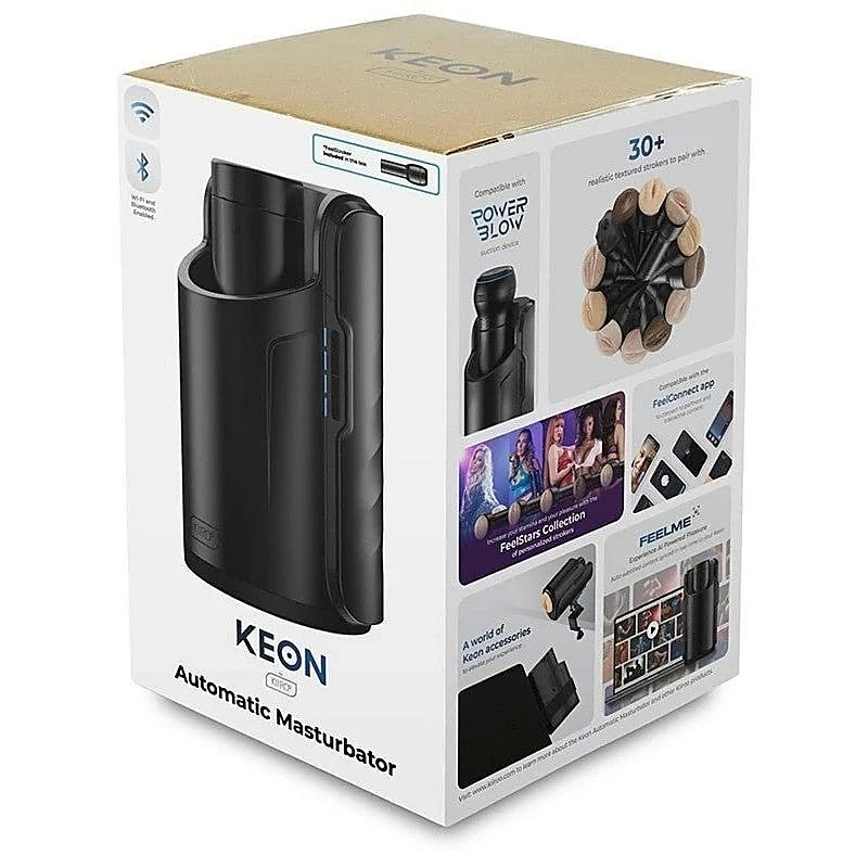 Kiiroo Keon WiFi Combo Set with Feel Stroker Interactive Masturbator - Masturbators and Strokers