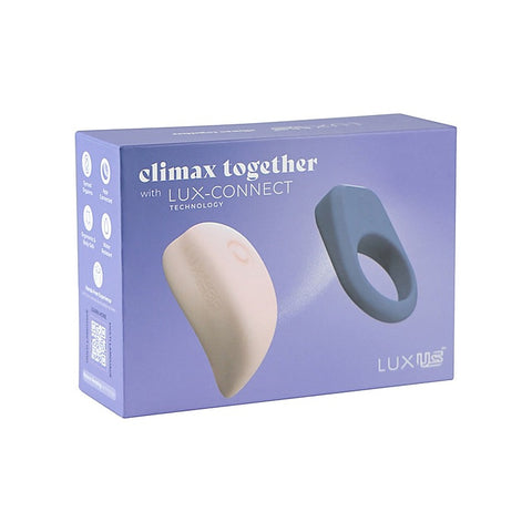 LUXUS Climax Together Vibrating Cock Ring by Kiiroo - Vibrating Cock Rings