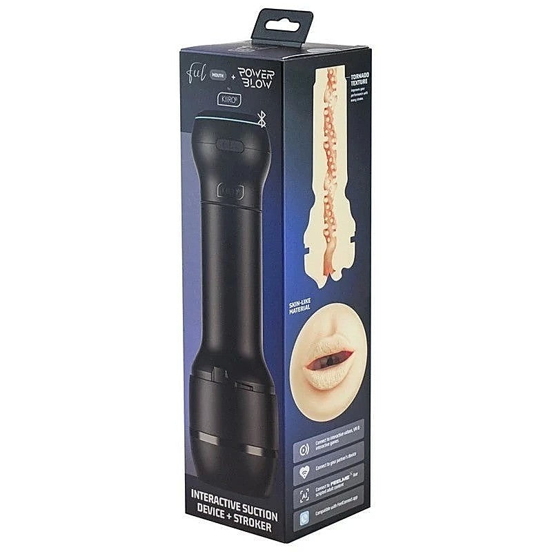 PowerBlow and Feel Mouth Stroker Combo Set by Kiiroo - Masturbators and Strokers