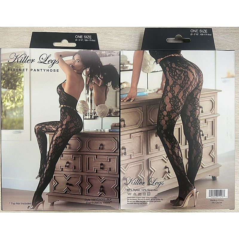 Premium Killer Legs Fishnet Tights by Yelete - Fishnet and Thigh Highs