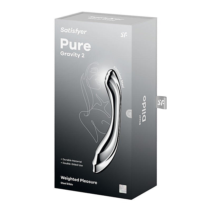 Pure Gravity 2 High Quality Metal Dildo by Satisfyer - Steel Sex Toys