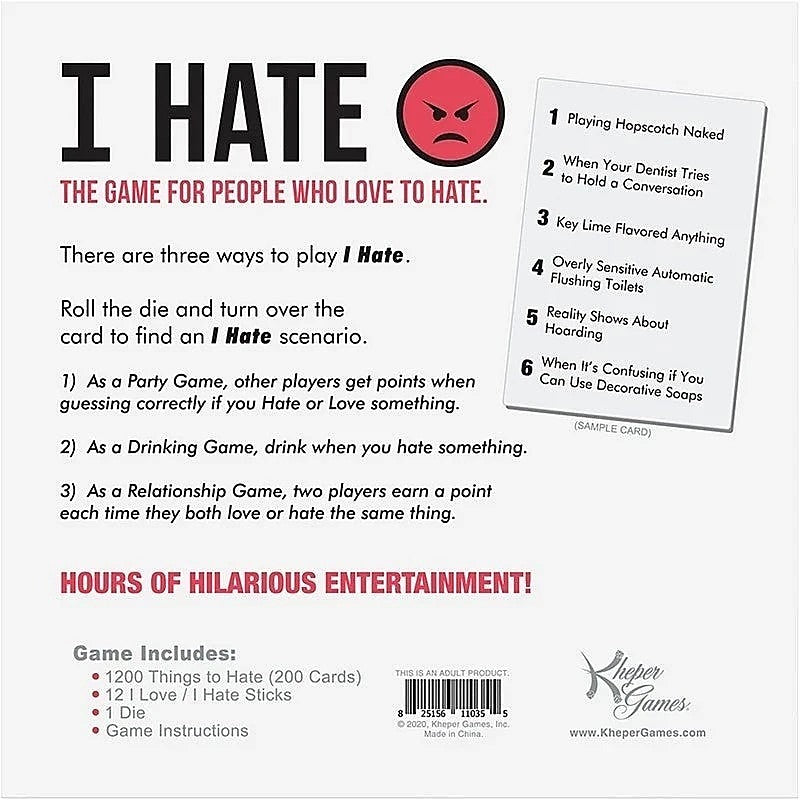 Professional I Hate Game by Kheper Games - Sex Games, Coupons and Tricks