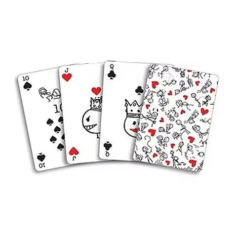 Naughty Stick Figure Playing Cards by Little Genie - Sex Games, Coupons and Tricks