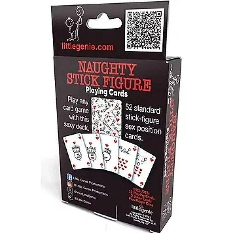 Naughty Stick Figure Playing Cards by Little Genie - Sex Games, Coupons and Tricks