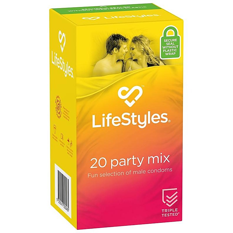 LifeStyles Healthcare Party Mix 20pk Condoms - Condoms