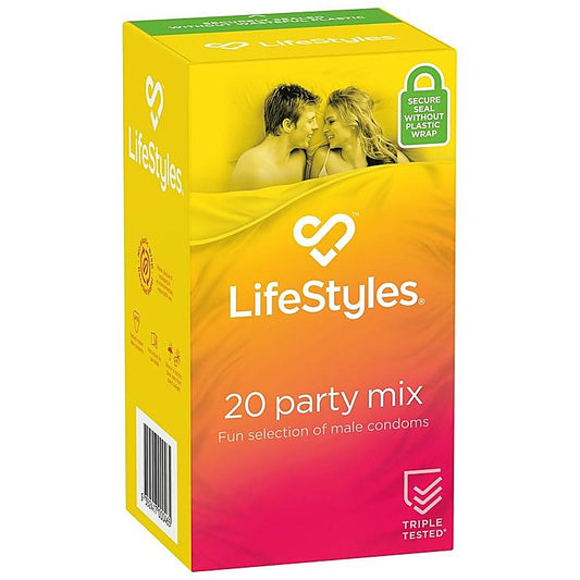 LifeStyles Party Mix 20pk Condoms by Ansell - Condoms