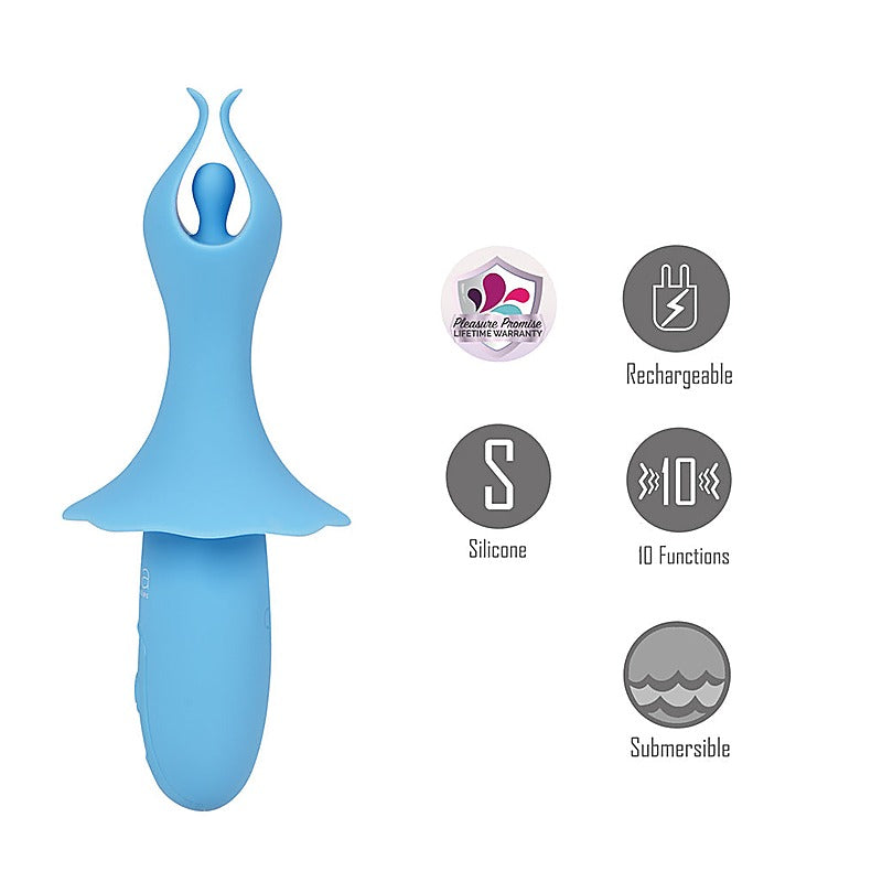 Maia Toys Maia SIENNA USB Rechargeable Fluttering Bullet Vibrator Flutter Tech - Bullet Vibrators