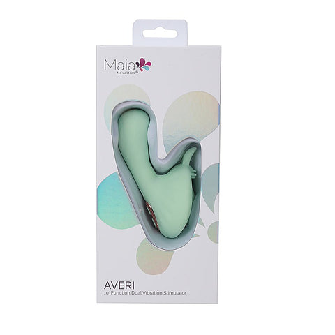 Maia Toys Maia AVERI USB Rechargeable Clitoral Vibrator Dual Motor - Clit Ticklers and Pulsators
