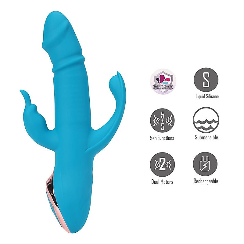 Maia Toys Maia KENNEDI Rechargeable Triple Stimulating Vibrator - Rabbit Vibrators