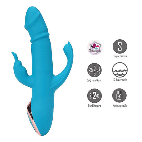 Maia Toys Maia KENNEDI Rechargeable Triple Stimulating Vibrator - Rabbit Vibrators