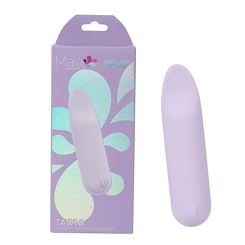 Maia Toys Maia TAWNI Rechargeable Bullet with Flickering Tip Vibrator - Bullet Vibrators