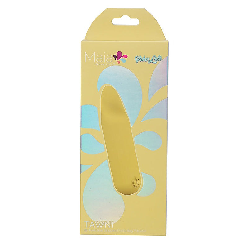 Maia Toys Maia TAWNI Rechargeable Bullet with Flickering Tip Vibrator - Bullet Vibrators
