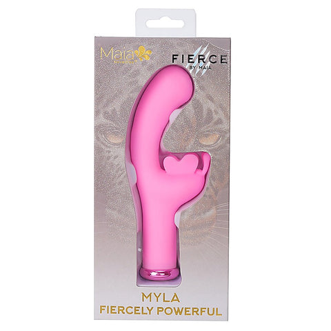 Maia Toys Maia MYLA USB Rechargeable Butterfly Vibrator Dual Motor - Rabbit Vibrators