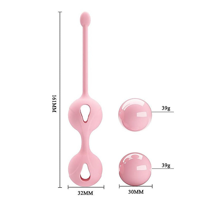 Party Up REBECCA Kegel Exercisers Balls with Dynamic Weighted Movement - Love Eggs and Kegel Exercisers