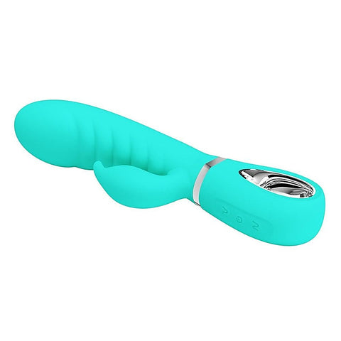 Party Up EDWARD USB Rechargeable Rabbit Vibrator Dual Stimulation - Rabbit Vibrators
