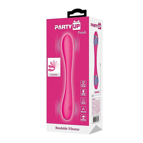 Party Up FRANK Bendable G Spot Vibrators with Dual Stimulation Technology - G-Spot Vibrators