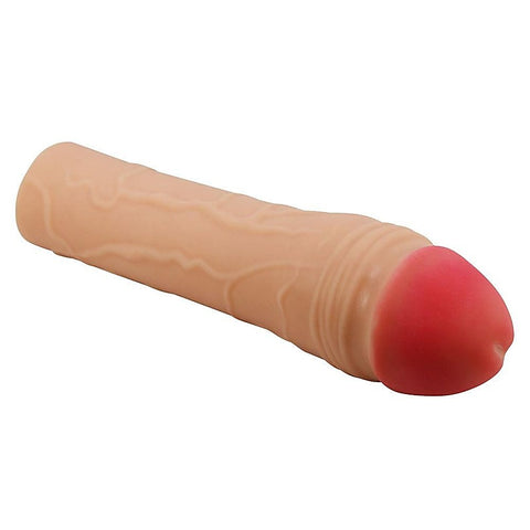 Party Up PARKER 2 Inch Penis Extender Sleeve with Ultra Realistic TPR - Penis Sleeves and Extenders
