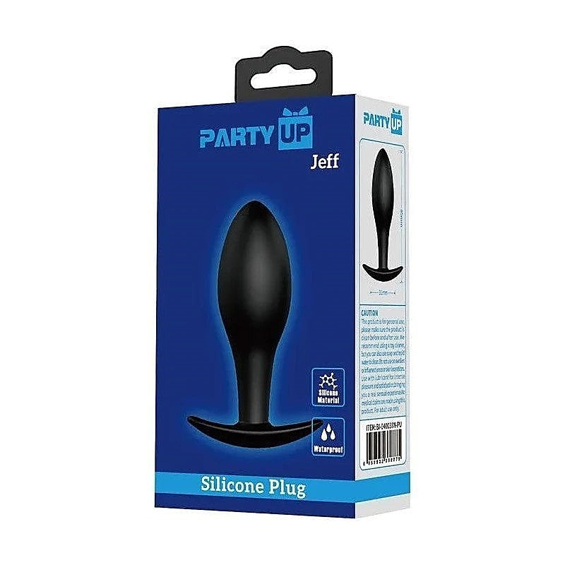 Party Up JEFF Silicone 8.5 cm Butt Plugs Beginner Friendly Anal Stimulation - Butt Plugs