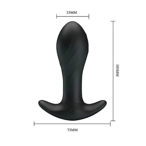 Party Up KEITH USB Rechargeable Vibrating Butt Plug with 12 Modes - Butt Plugs