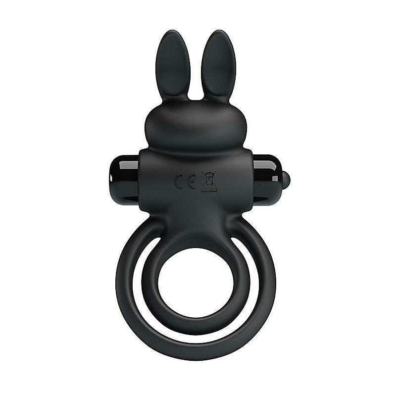 Party Up LAWRENCE Vibrating Cock & Balls Ring with 10 Vibration Patterns - Vibrating Cock Rings