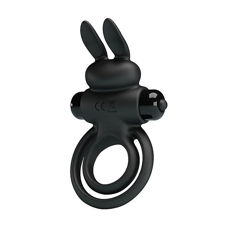 Party Up LAWRENCE Vibrating Cock & Balls Ring with 10 Vibration Patterns - Vibrating Cock Rings