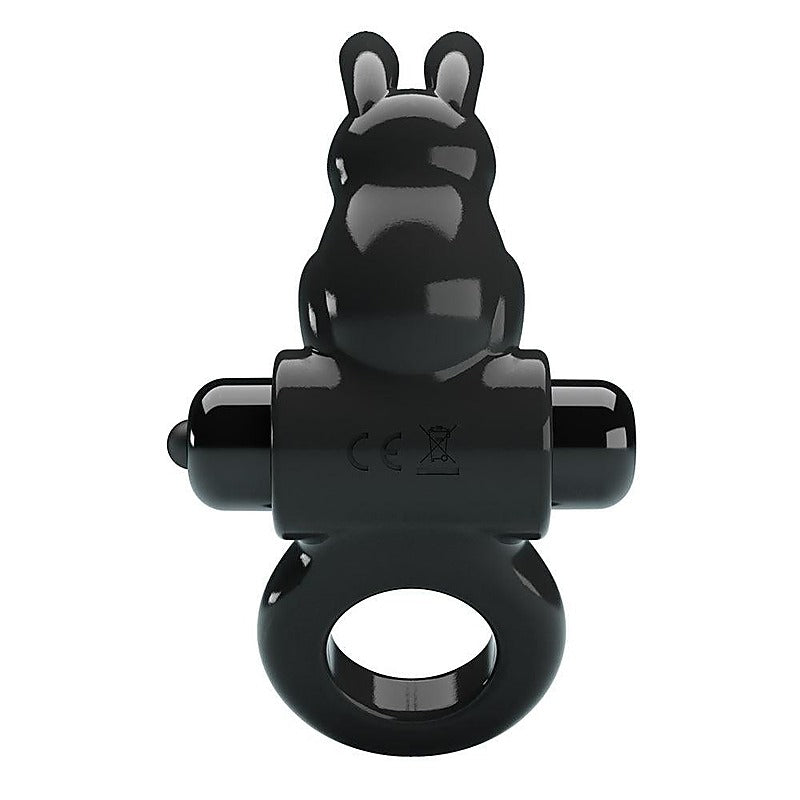 Party Up LEO Male Pleasure Vibrating Cock Ring with Rabbit Ears - Vibrating Cock Rings
