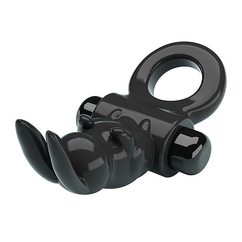 Party Up LEO Male Pleasure Vibrating Cock Ring with Rabbit Ears - Vibrating Cock Rings