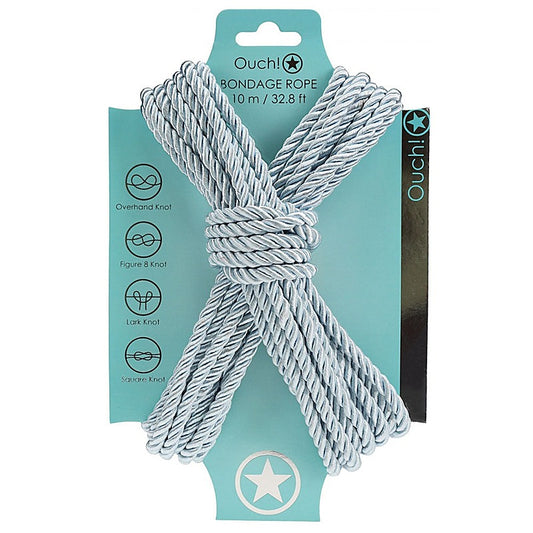OUCH! Nylon Bondage Rope 10 M by Shots Toys - Cuffs And Restraints