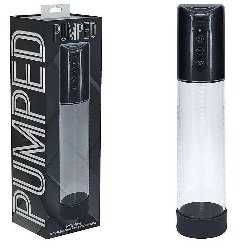 PUMPED Hyperpump Automatic Penis Pump by Shots Toys - Penis Pumps And Stretchers