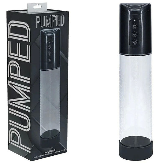 PUMPED Hyperpump Automatic Penis Pump by Shots Toys - Penis Pumps And Stretchers