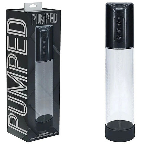 PUMPED Hyperpump Automatic Penis Pump by Shots Toys - Penis Pumps And Stretchers
