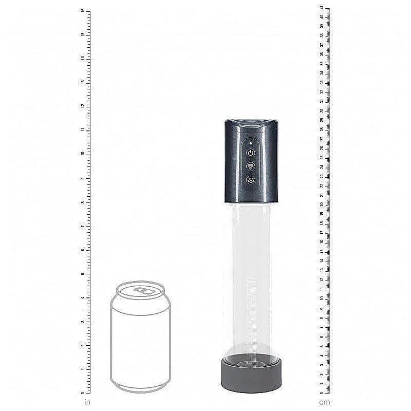 PUMPED Hyperpump Automatic Penis Pump by Shots Toys - Penis Pumps And Stretchers