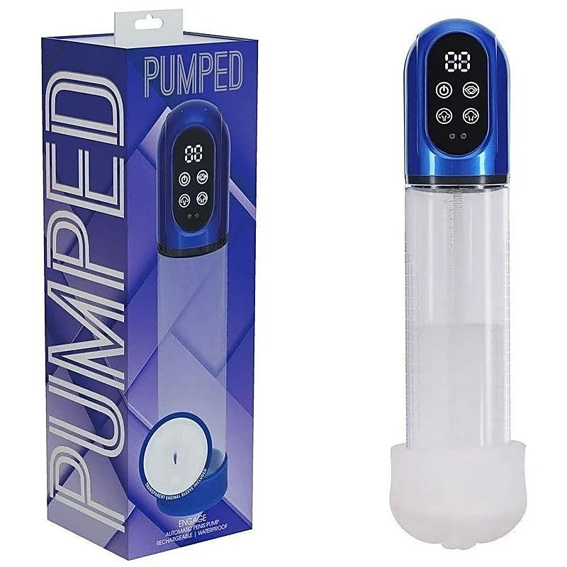 PUMPED Engage Automatic Mens Penis Pump by Shots Toys - Penis Pumps And Stretchers