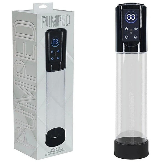 PUMPED MegaLift Automatic Mens Penis Pump by Shots Toys - Penis Pumps And Stretchers