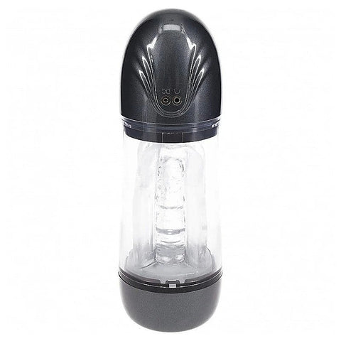 PUMPED SonicPull Vibrating Auto Masturbator by Shots Toys - Masturbators and Strokers