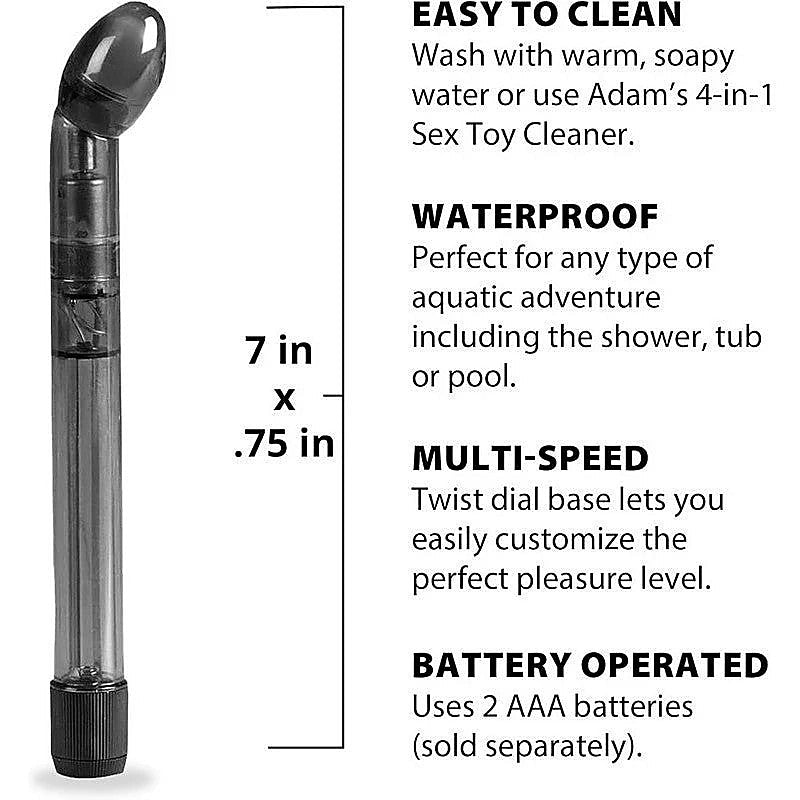 Waterproof Vibrating Prostate Massager by Adam & Eve - Prostate Toys