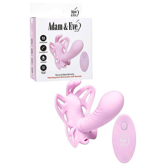 Venus G-Spot Butterfly Vibrator with Remote by Adam & Eve - Remote Control Vibrators