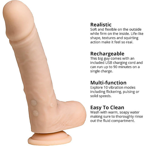 The Money Shot Squirter Realistic Dong by Adam & Eve - Realistic Dildos