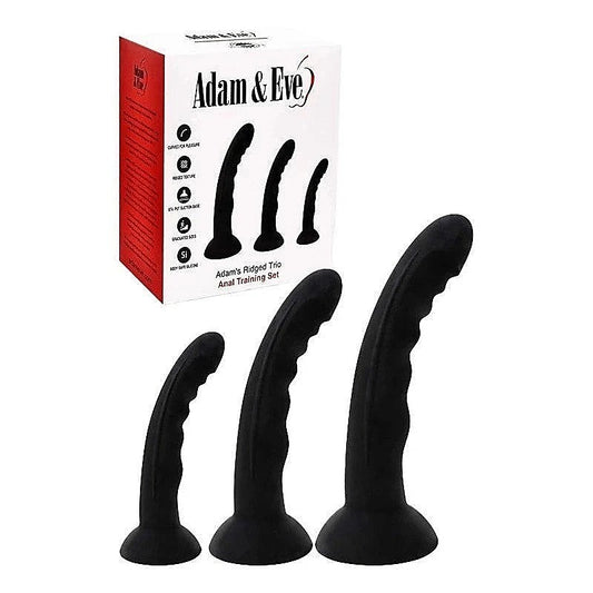 Adam's Ridged Trio Anal Training Dildo Kit by Adam & Eve - Anal Dildos