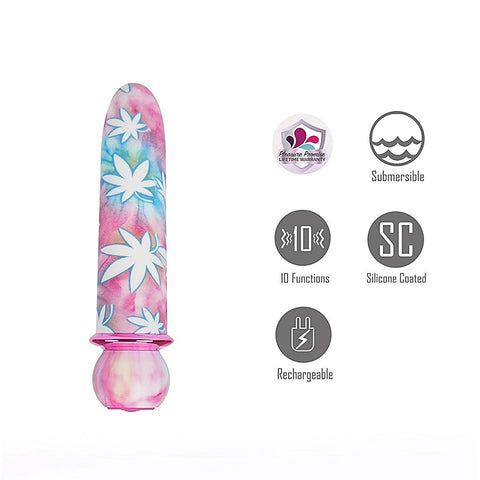 Maia Toys Maia JAGUAR 420 Tie Die USB Rechargeable Bullet Vibrator Waterproof - Bullet Vibrators