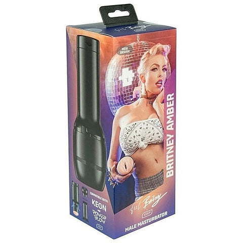 Feel Britney Amber PowerBlow Compatible Stroker by Kiiroo - Masturbators and Strokers