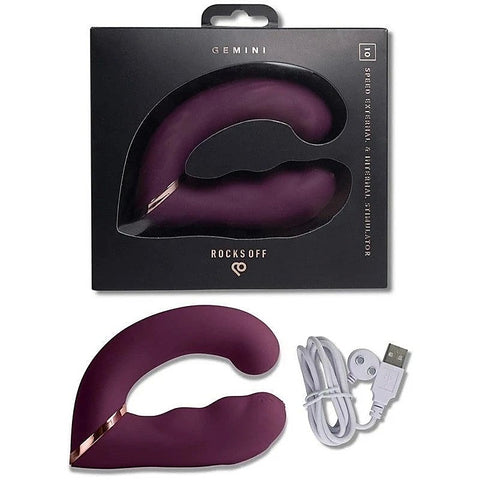 Gemini Multi Functions Prostate Vibrator by Rocks Off - Prostate Toys