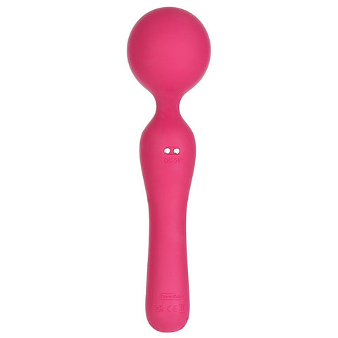BMS Factory Swan Sceptre Dual Use Vibrating Body Wand Massager with Flexible Neck - Body Wands
