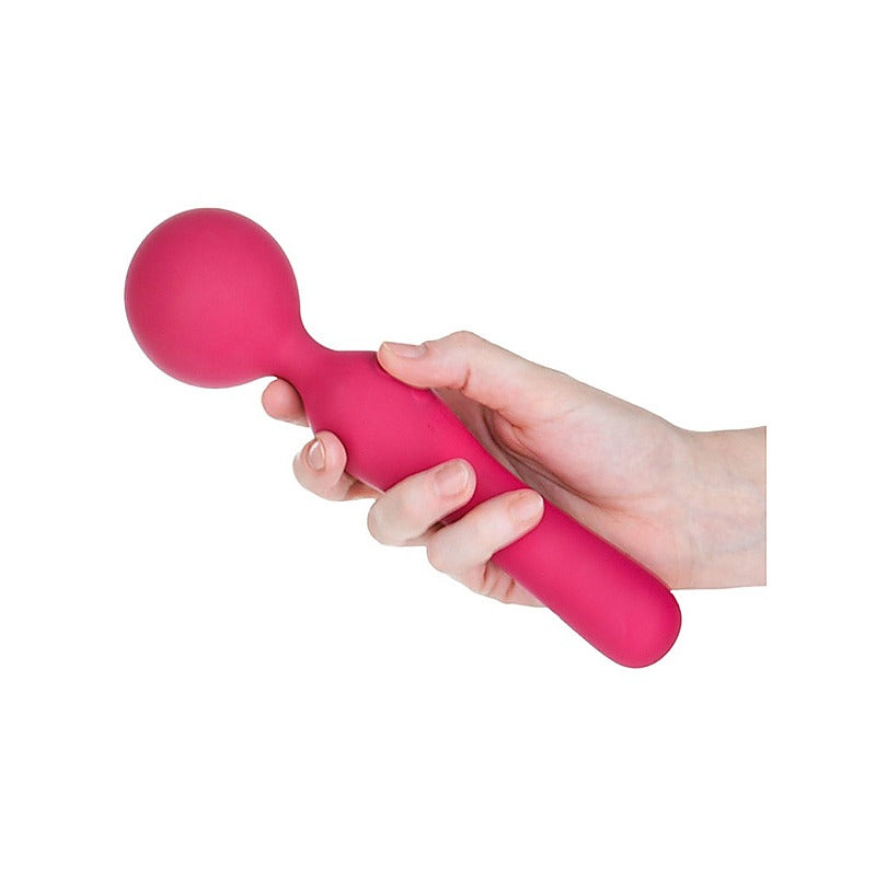BMS Factory Swan Sceptre Dual Use Vibrating Body Wand Massager with Flexible Neck - Body Wands