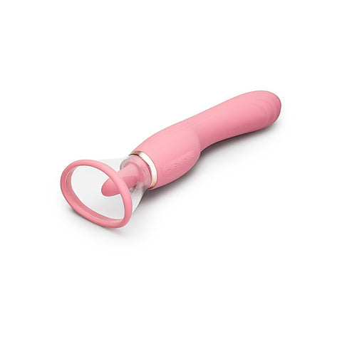 Le Wand Lick Double Ended Vibrator with Licking Tongue Oral Stimulation - G-Spot Vibrators