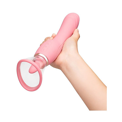 Le Wand Lick Double Ended Vibrator with Licking Tongue Oral Stimulation - G-Spot Vibrators
