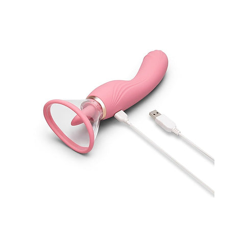 Le Wand Lick Double Ended Vibrator with Licking Tongue Oral Stimulation - G-Spot Vibrators