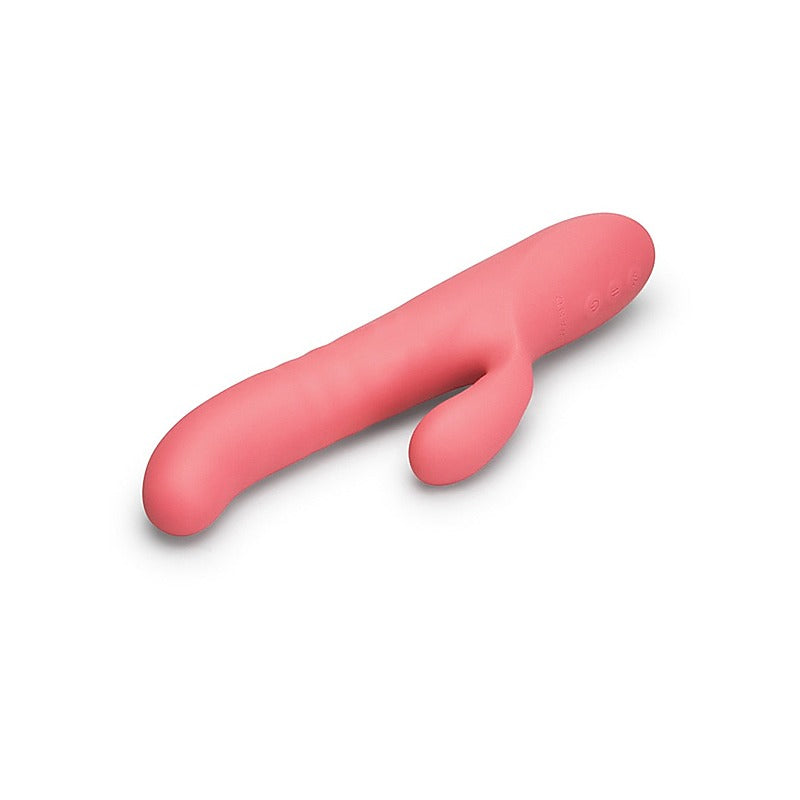 Le Wand Thrust Rechargeable Thrusting Rabbit Vibrator Dual Motor Design - Rabbit Vibrators