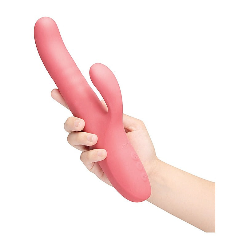 Le Wand Thrust Rechargeable Thrusting Rabbit Vibrator Dual Motor Design - Rabbit Vibrators